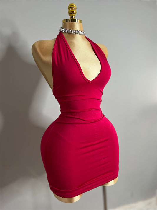 Pink Halter Dress